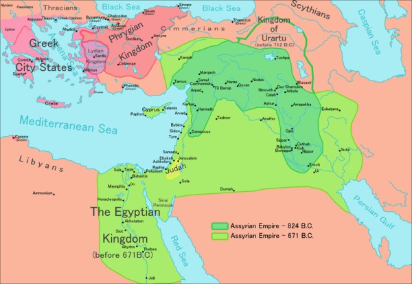 Region around Assryia